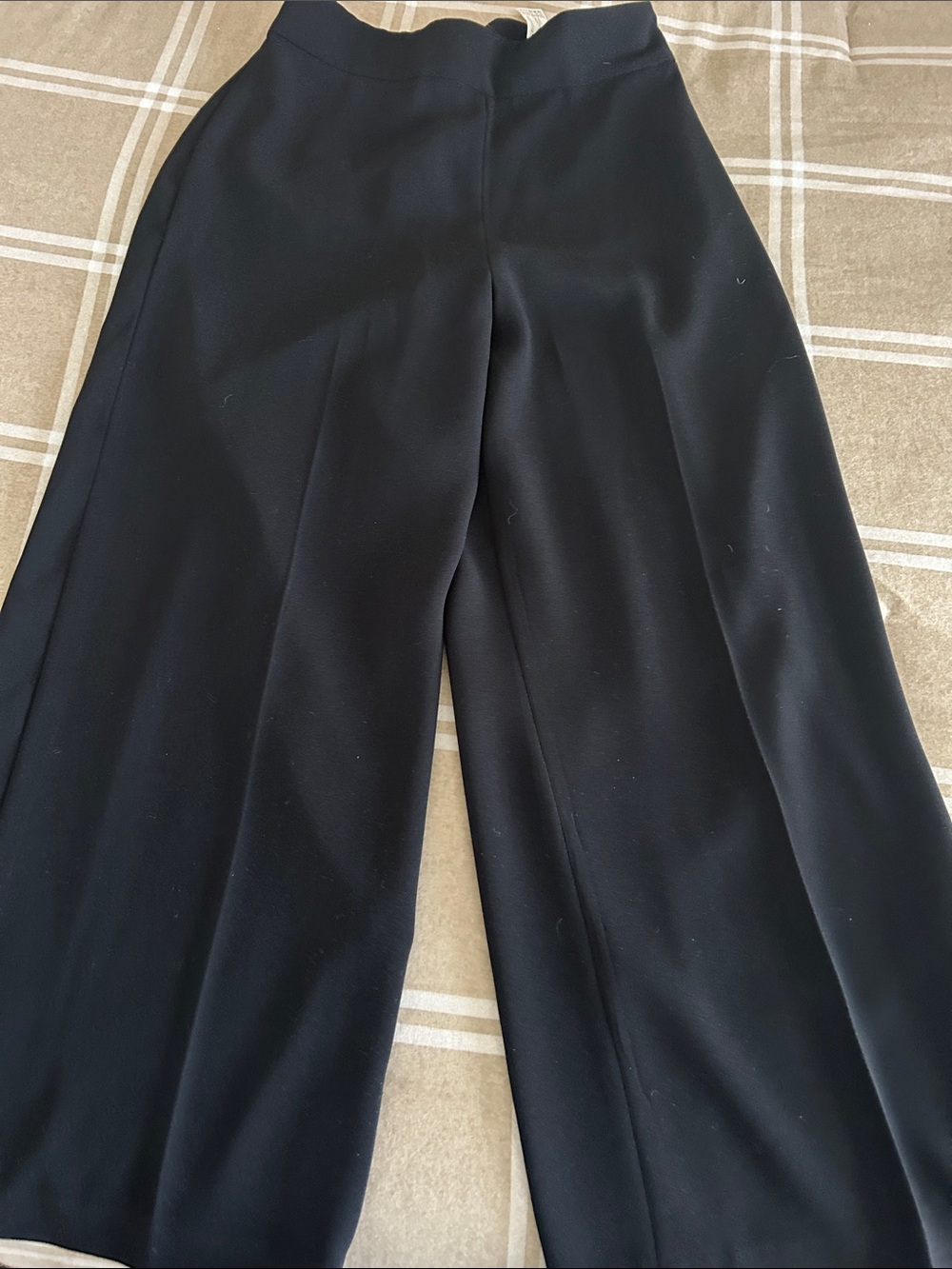 Zara Black Wide-Leg Pants